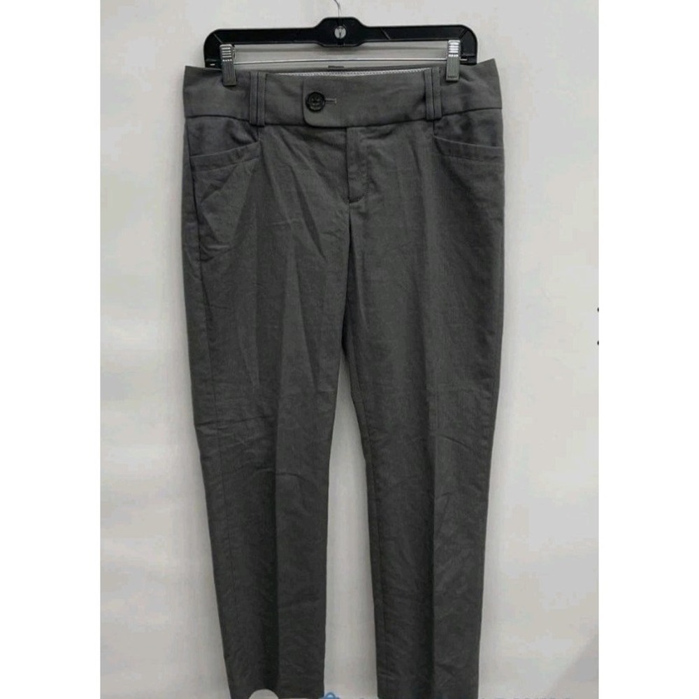 Banana Republic Sloan Gray Dress Pants Womens Size 8 Stretch Career Workwear...
